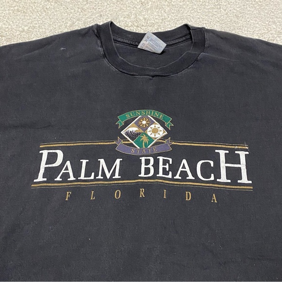 Vintage Other - Vintage Palm Beach Florida Single Stitch T-shirt Size XXL on Hanes Tag